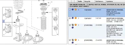 PSA 13474018 Amortısorön Astra J 345147 13474028 344494 357241070100 13324867 13354026 344715 344746 13333978 13376060 13368502