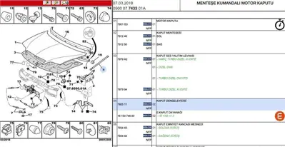 PSA 7925.11 Kaput Amortısor Xs 792511 8015601 V220199 ZSJ06011 ML5270 2110171 782511 GS0270 871038102 430719027000