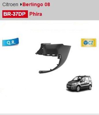 PHIRA BR37DP Arka Kapı Bandı Kısa 2kapı Sağ Astarlı P Os 7410FZ 5506000552964P 552964A1 905536 BR08352 697409 3651883C CI9181163 3652193A CI9181164