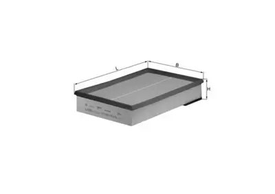 BEHR MAHLE LX938 Hava Filtresi Volvo S60 I 2.0 T 00- 10 100373 A1053 ADF122225 E1189L F026400264