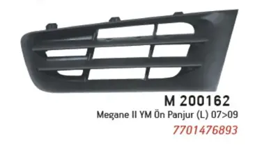 MARAL M200162 On Panjur L 07<09 Megane Iı Ym 7701476893l 7701476893 ACI4375510 4375510 21004096 107194905 6502076041996P MG06100 6041915 107194909 7701476889