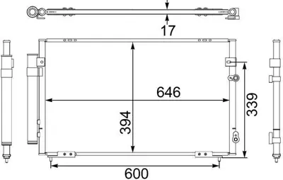 BEHR MAHLE AC476000S Klıma Radyatoru 135x865 Lexus Gs Eno:8fc351304101 350072 8846030780 TO5621 8FC351304101 553693A8 8153045 60535621 TOA5621D 940368 AC476000S