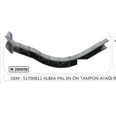 MARAL M200059 On Tampon Ayagı R Albea Pal.Sn 51700812 51700812 51700812 51700812 51700812 