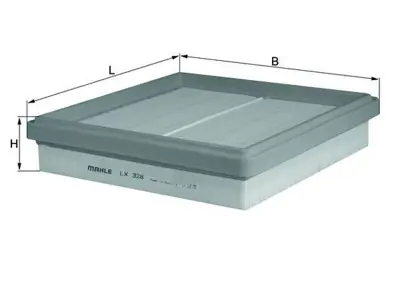 BEHR MAHLE LX328 Hava Filtresi Porsche 911 3.6 Carrera 154074903290 A1886 E824L