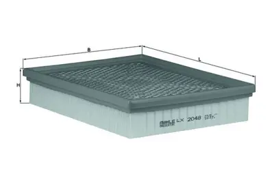 BEHR MAHLE LX2048 Hava Fıltresı Ssanyang 96- 2319021001 CA11111 2319009001 2319021003 C30171 2319009000 LX2048 WA9617 AP1942 NA