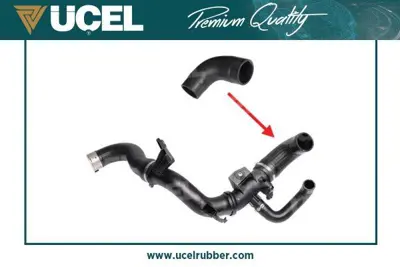 ÜÇEL S35526 Turbo Hortumu Kucuk Plastık Parca Harıc Egea 1.4-1.6 52018234 17171 90510 11765 16090 35527 64942A 90511 R11766 11766