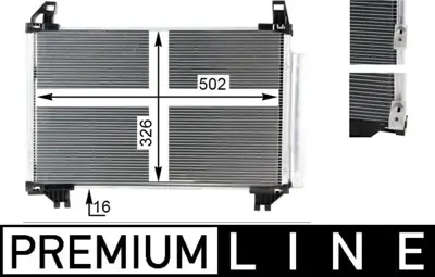 BEHR MAHLE AC793000P Klıma Radyatoru 140x780 Toyota Yarıs Scp9 Eno:8fc351343341 884600D050 940050 35653 8FC351307661 TO5404 55320287 8880400381 212055N DCN50001 8153037