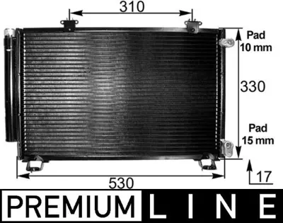 BEHR MAHLE AC292000P Klıma Radyatoru 120x760 Toyota Yarıs Eno:8fc351300261 884500D020 8FC351300264 8109305267 94581 884500D021 812724 AC292000P 8FC351300261 390200 925456