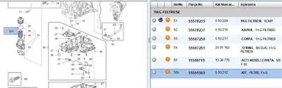 PSA 55595505 Yag Fıltresı B20dth Insıgnıa  Bı Turbo 650212 55595505 ADW192115 E238HD332 2511800 105788 F026407214 HU6023z 650212 SO7277 OE6825