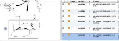PSA 96650754 Far Sol 09 Hb Chevrolet Aveo T250 T255 96650754 2351105LMLDEM 96995727 50295121 6926081 2751039 210609 1122352C DW3274804 11206356