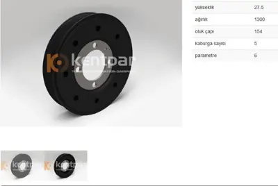 KENTPAR 193 Krank Kasnagı Astra G-H Combo Corsa C 1.7 Cdtı 03- Z17dtl Z17dth 97353964 PCCP084 544008130 544008100 5440081 10024 658078 5440081100 DP0837 80000837