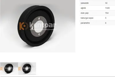 KENTPAR 194 Krank Kasnagı Astra H-J Corsa D  1.7 Cdtı 07- Z17dtj Z17dtr A17dtj A17dtr 614172 4041656 5739022 7841T2 5435191A 784510130 34195 DPV1177 5614450 55575960