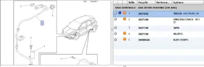 PSA 3637200 Yenı No:4545j9 818028103 4545J9 60886 3637200 302304 172100086010 24071152563 84672A2 45021300 131549