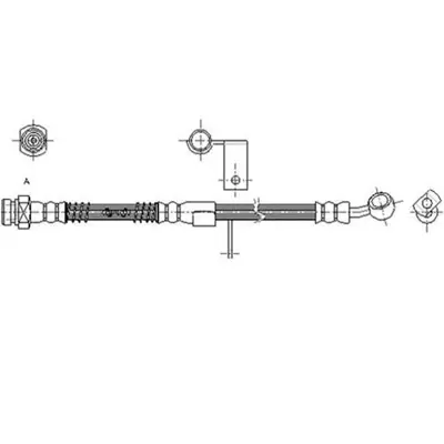 CAVO C900462A Fren Hortumu Sol On Accent Iı 92BHHY025 5873125000 690HH25 PHD607 815043100 853412 ASH30102 1987476236 BBH7012 TF9740