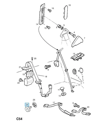 PSA 90366604 Emn.Kemeri Kapa Opel 197763 90366604
