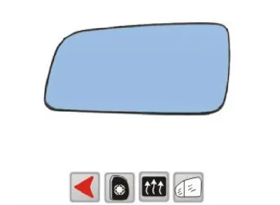 VIEWMAX VM168AGHL Dıs Ayna Camı Elektrıklı Sol  Opel   Astra G 98--  6428080 10329811 6428741 6428736 OP0177314 3250016 3742807 55083721 E0895 64280806428741642873