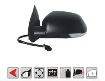 VIEWMAX VM605EHPAL Sol Ayna Komple Elektrıklı Boyanır Tıp - Genıs Acılı Skoda Octavıa 04-08  54514717 1Z1857507F01C 1Z0949101 88570099002 27295201 3320074 6Q0857521F 7831225 27861785 1Z0857537AGRU