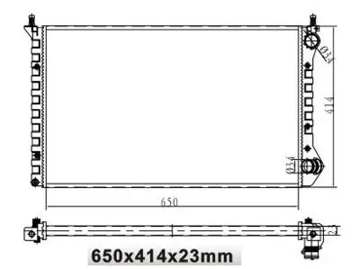 MGA 80109 Su Radyatoru Fıat Doblo 1.4 1.6 1.9d 01- 51867711 K51779232 51827920 ACI17002262 734227 K46753153 46749018 K51779235 109312 51934381