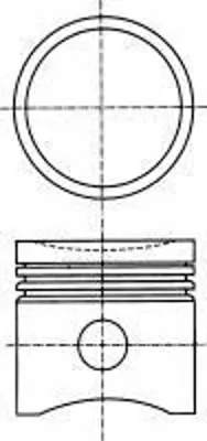 İthal 87-154200-30 Pıston + Segman Std 70.00 Mm  Fıat   Uno 60 1.1 89-12   Adet  154200 P1442300 PRP1847 13046048862 671614 99135194902 T2150 12550 33105159 2212550