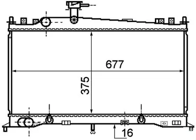 MGA 80337 Motor Su Radyatoru Mazda 6 1.8 2.0 2002-2007 Otomatık Vıtes LF2115200A 8MK376750271 LF2115200B 27002161 MZ2161 DRM44027 LF2115200 62463A 734483 117065