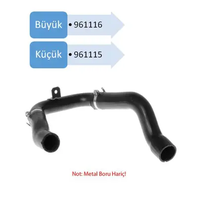 MGA 961116 Hortum Turbo  Fıat Lınea 1.3 Jtd 07-  Buyuk 51800396 88784 580456 981220 17161 DCF076TT DCF077TT 700456 981219 51800396kit