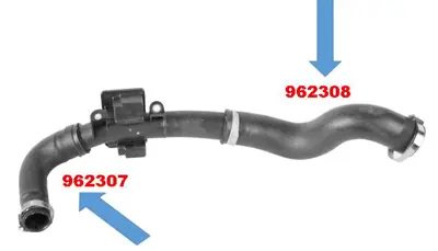 MGA 962308 Hortum Turbo  Renault   Kangoo Iıı 1.5 Dcı 08/   Buyuk 8200534296 V460828 AH0225 431820072 R4567 500197C 96626 9875 8196626 R4566