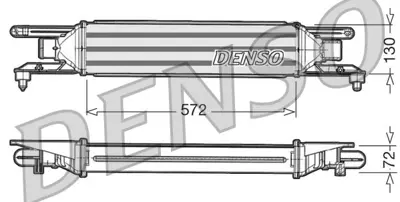 DENSO DIT09105 Turbo Radyatoru Fıat Punto 1.3 Jtd 05-13 DIT01001 8A0050000 DIT09105 8ML376910001 51837369 17004320 61010123 DIT01007 2066507 866450006