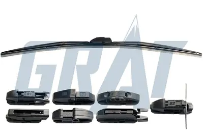 GRAT HM700 Sılecek Ruzgarlıklı 8 Aparatlı 700mm - 28  Hıbrıt 