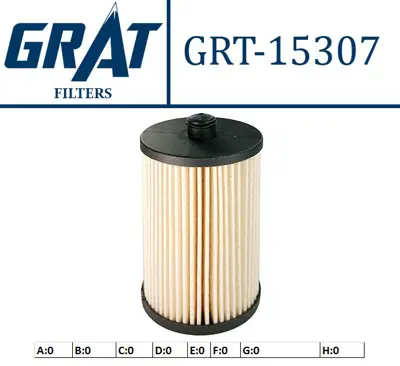 GRAT 15307 Yakıt Fıltresı Vw Crafter 2,5tdı 2E0127159 EFF158 ADV182322 3ECO032 2E0127177 PE9734 F026402101 WF8392 SC7062P MFF3E32