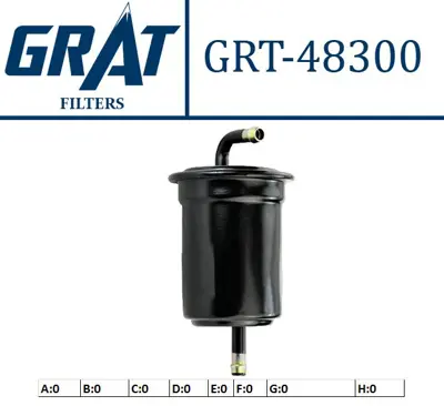 GRAT 48300 Yakıt Fıltresı Suzukı  Grand Vıtara 2000 2011 1541065D00 33143230002 FT5419 FC823S WK61447 EP290 BFF8200 S133I01 MFF3823 3008823