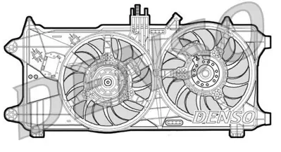 DENSO DER09025 Fan Motoru Fıat Doblo 1.3 Jtd 1.9 Jtd 01- 46821264 45900 51753828 GA201012 69422034010 51718489 85130 70945900 47233 1636749