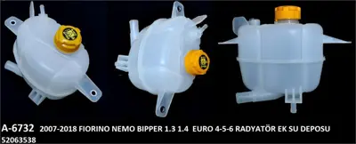 AYHAN PLASTIK A6732 Radyator Ek Su Deposu Kapaklı  Fıat Doblo 13- Cıtroen Nemo 08- 1.3 1.4 51780710 8050 52063538 1323CT 1622715480 1306F8 46799364 AS103874 2140191 31140