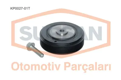 SUPSAN KP0027-01T Krank Kasnagı 1 Adet Cıvata-Pul Renault  Megane-Laguna F3r 93-03 7700109260 8200458960 QCD22 7700738072 80001727 662480 DPV1069 DP1053 2154010 7700747282