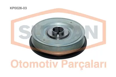 SUPSAN KP0026-03 Krank Kasnagı  Opel  Vıvaro 2.5dtı G9u 8200051126 8200802664 93161428 8200555547 8200207436 4430600 8200468081 93196088E7 93161444 8200195546