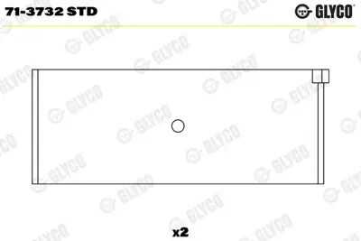 GLYCO 71-3732STD Kol Yatak2-Stdvw Golf 98-06  Passat 97-00  Audı A3 97-03  A4 95-01aeb-Apu CR505AM 34105701007 34105701B40Z 4B1606ASTD 5B1606STD 5B1606ASTD 4B1606STD 4B1076STD 34105701