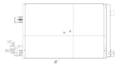 MGA 82245 Klıma Radyatoru Vw Transporter 7E0820411B AC774000S DCN32063 VW5328D 350064 RA7300540 70816796 RA7300520 60585328 VNA5328D