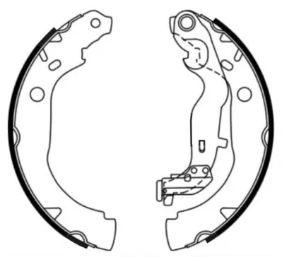 MGA 54245 Fren Pabuc Balata Arka 44 Duster Duster Iı 440605238R 9184 8DB355022261 530535 MFR746 LS2127 FSB642 440607493R 91082900 56805