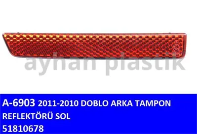 AYHAN PLASTIK A6903 Tampon Reflektoru Sol Fıat Doblo 2010- 51810678 10609300
