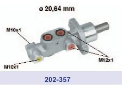 METELLI 05-0357 Ana Merkez 20,64 Mm Peugeot  306 B1951 LM80103 4007499 B1583 50366 4601F5 MC1510BE H23902331 B1949 223354