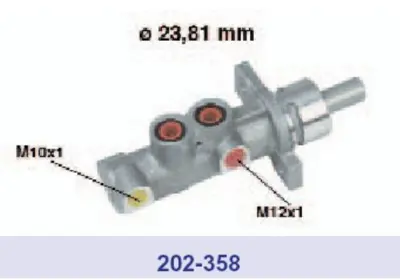METELLI 05-0358 Ana Merkez Abs Lı Peugeot  Partner / Cıtroen  Berlıngo 1,9d 4601F6 132522B LM80103 202358 821915 8AM355503841 H2399301 223354 PMK499 F026003350