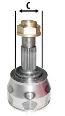 METELLI 15-1449 Aks Kafası Dıs Fıat 500x Fıorıno Punto 1.3jtd 07- Alfa Romeo Mıto 1.3 Jtd Peugeot Bıpper Cıtroen Nemo 1.3 Hdı 46308067 46308518 46308524 71771183 KFT547 3272ZP 51783824 46307710 131501 ECV177