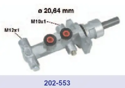 METELLI 05-0553 Ana Merkez Abs Lı 20,64mm Renault  Trafıc Iıı 1,9dcı 01- 7701050906 4601000QAG LM80288 M56003 133220J 7701210056 99199230 H20909931 6212349 7701050907