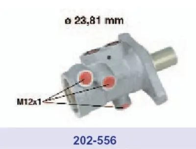 METELLI 05-0556 Fren Ana Merkezı Laguna Iı 1.6 16v K4m 1.9 F9q 2.0 16v F4r MC1076 823932 M68049 1076 7701206660 5691 50556 PMK619 8AM355503041 LM80319