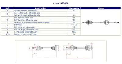 METELLI 17-0159 Aks Sag 1,8q Fıat  Ducato / Peugeot  Boxer / Cıtroen  Jumper 32731 32731