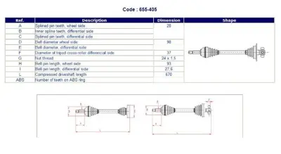 METELLI 17-0405 Aks Abs Sız Sol Renault  Master Iı 2,5d 98-01 7700102979 7711135278 R195L 5835 3239550 250010 433T VKJC7020 R1420 8200052429