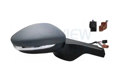 VIEWMAX VM516EHPSR Dıs Ayna Sag  Elek.-Isıt-Ast. Sen. Dısbu .-9 Fıslı Cıtroen  C3 16- 16075129XT 1607512980 98241042XT 98240811XT 98241002XT 1607513080 98128564XT 98128562XT 16075128XT E3394