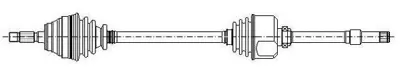 METELLI 17-0314 Aks On Sag Abs Lı Renault  Espace Iıı 2,2  12v Td  96-00 21570 250019 DS39119