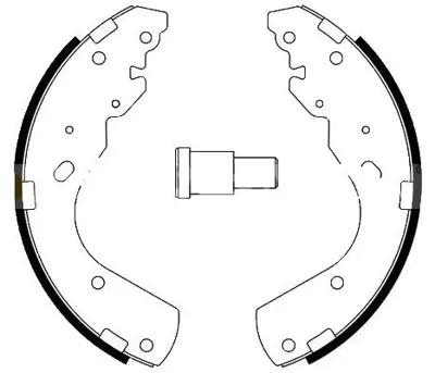 MGA 54304 Kampana Balata  Ford  Ranger 4×2 02 - 06 3651347 6290834 K3302 362469B FBS8019 LS1897 1522117 FSB684 1689 XM342200AA