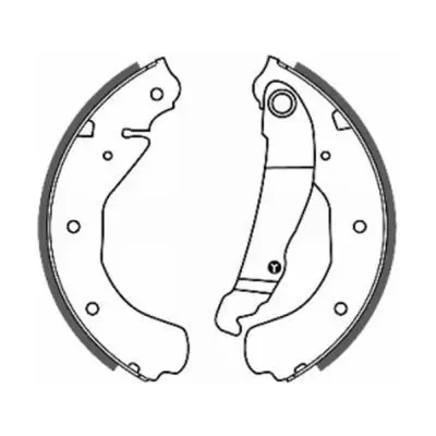 MGA 54275 Kampana Balata  Opel  Vectra Kadet Ascona 88 - 95 1605590 90187499 6030 1417 BS549 BBF549 90187870 8DB355000631 1605845 90297670