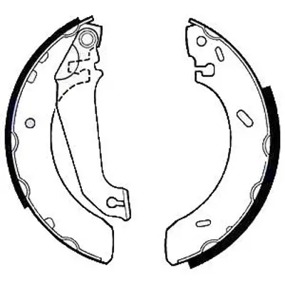 MGA 54303 Kampana Balata  Ford  Escort Iv V 92 - 95 Abs 5027752 562580 360219192175 SHU529 LS1617 BS935 3013702382 BBF807 363610812210 362287J